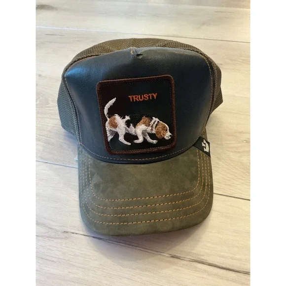 Goorin Bros The Farm Trusty Beagle "Klem Bell" Dog Trucker Hat New With Tags - Picture 5 of 10